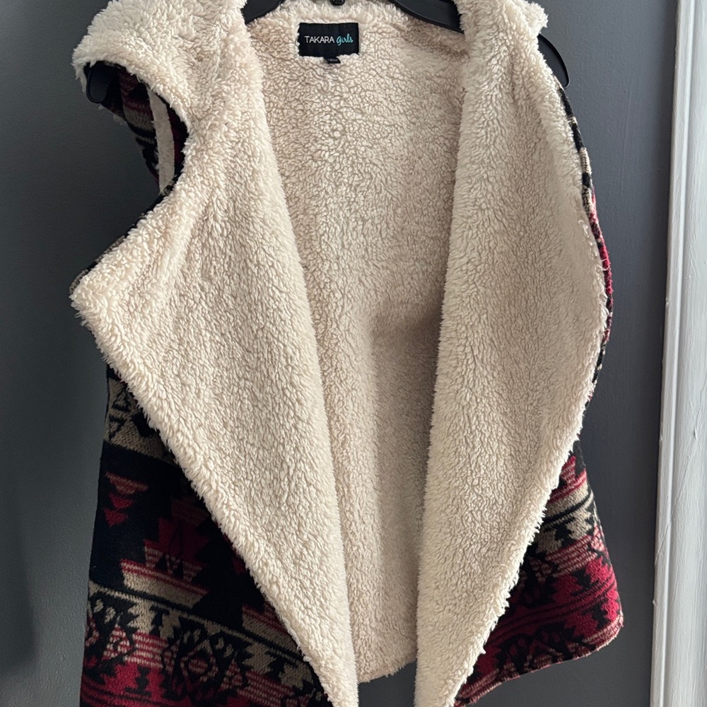 Takara kid Red and Black Tribal Vest